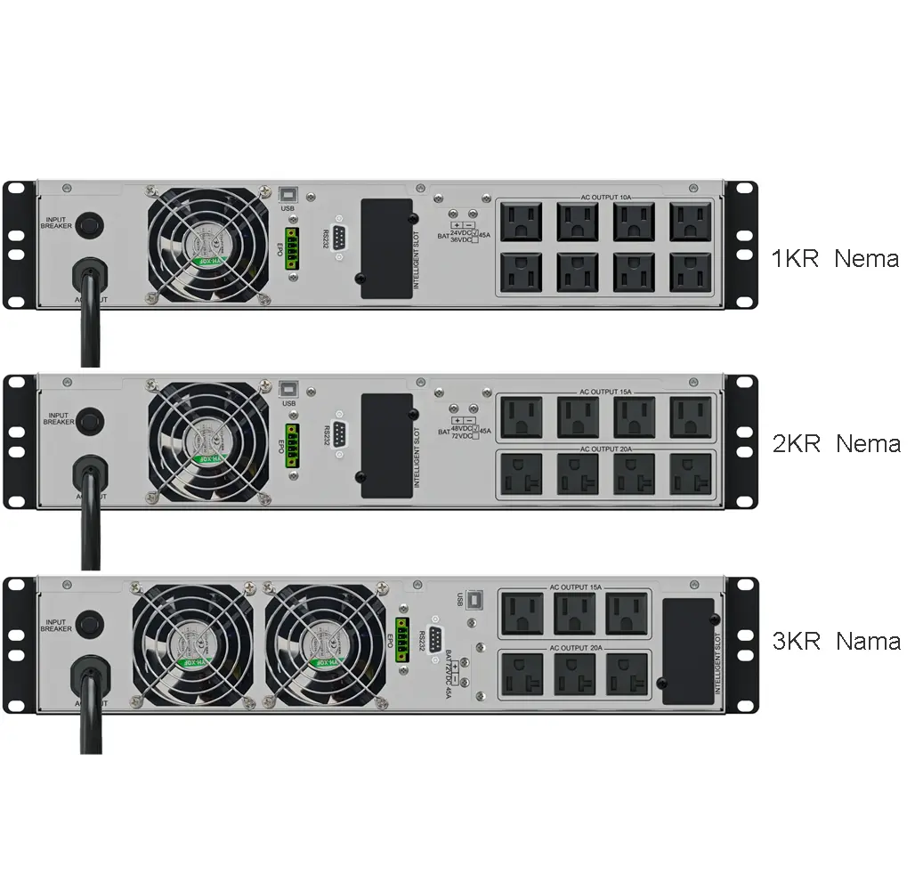 ODM 110V Rackmount No Break Online UPS 1-3KVA Manufacturer, Factories