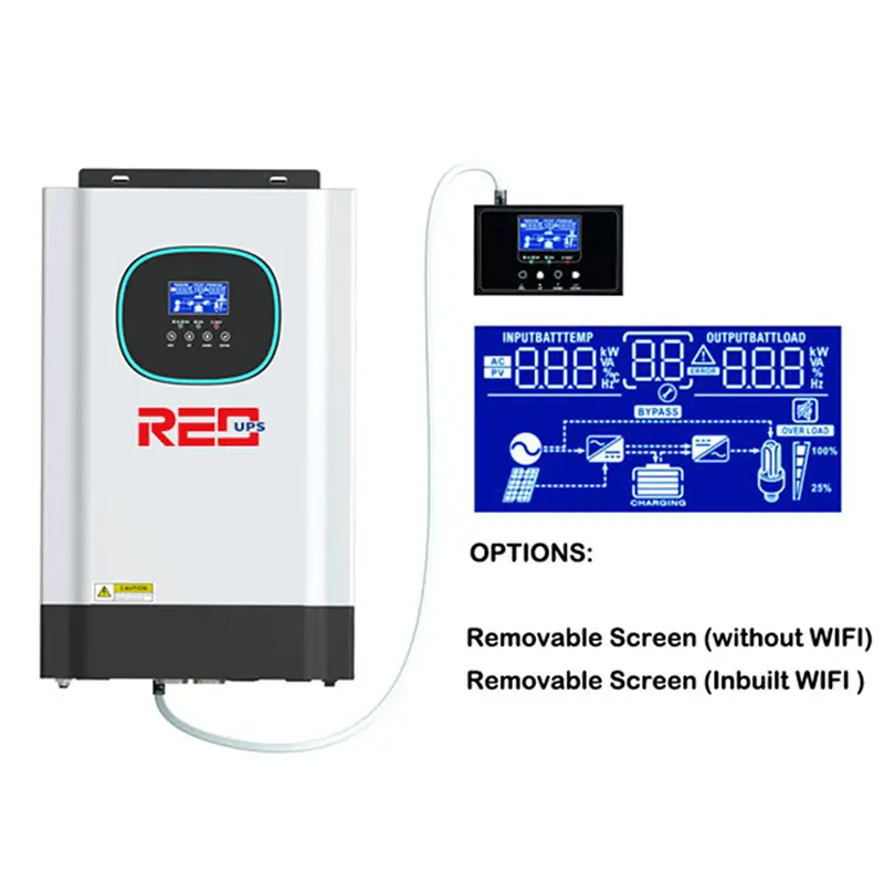 ODM Removable LCD Screen Off Grid Solar Inverter 3.5KW~5.5KW Supplier, Factory
