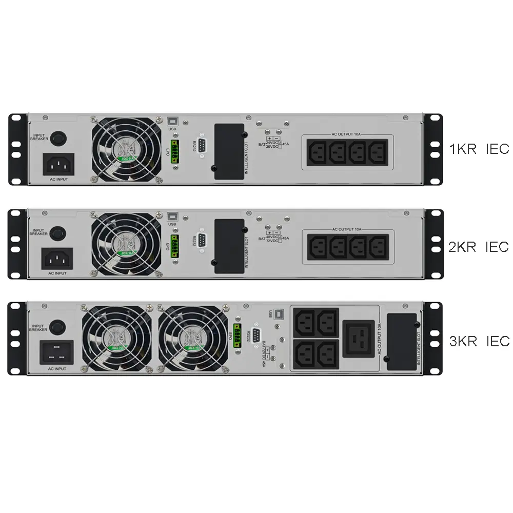 ODM 220V Pure Sine Wave UPS Rack-Mounted Online UPS 1~3KVA Suppliers, Factories