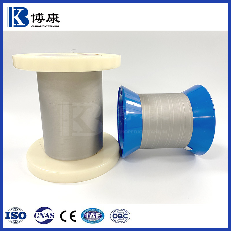 Medical Grade Pure Titanium Wire with Spools for Surgical &amp; Dental