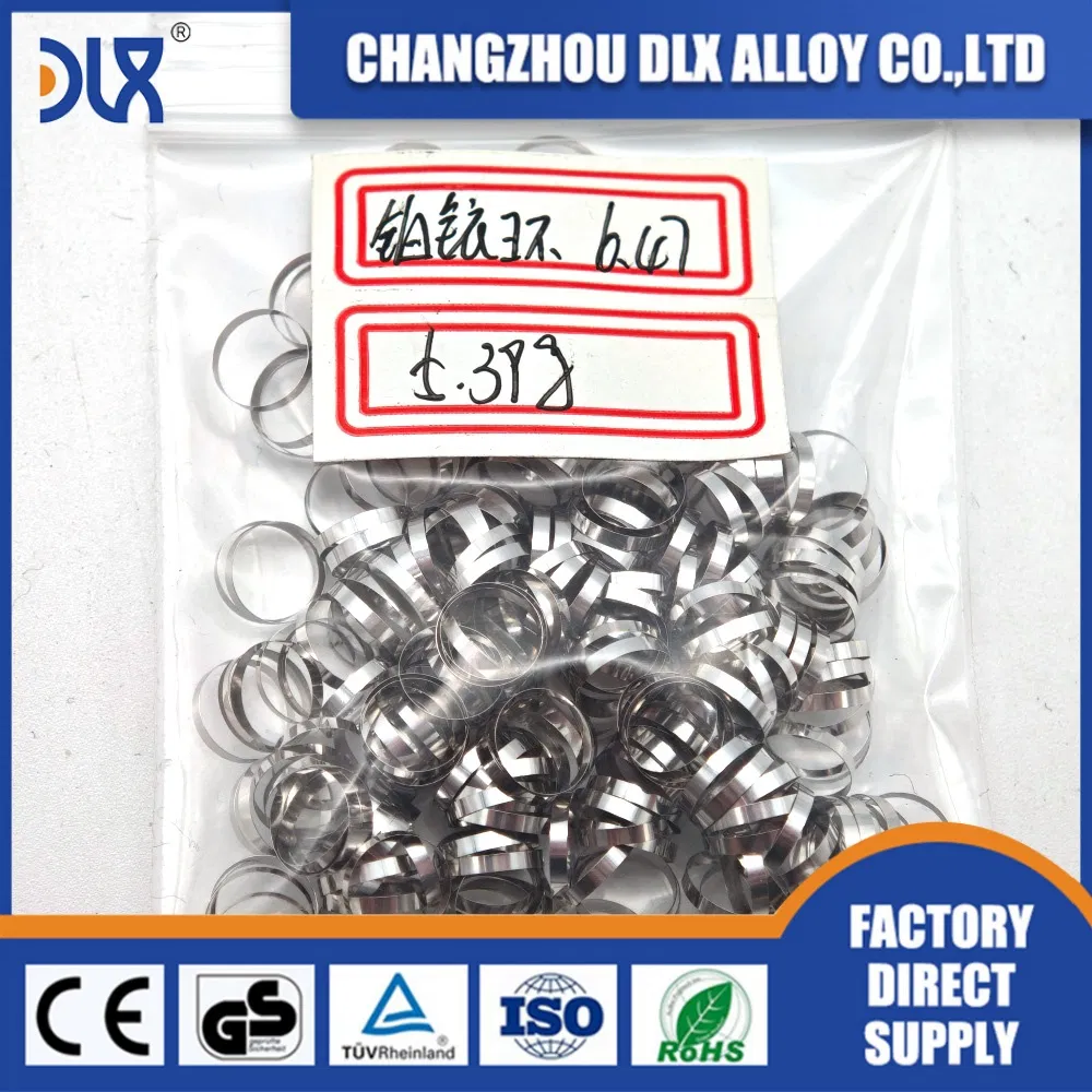 Medical Grade PT-IR Alloy Ring Biocompatible Implant Component (ISO 13485 Certified)