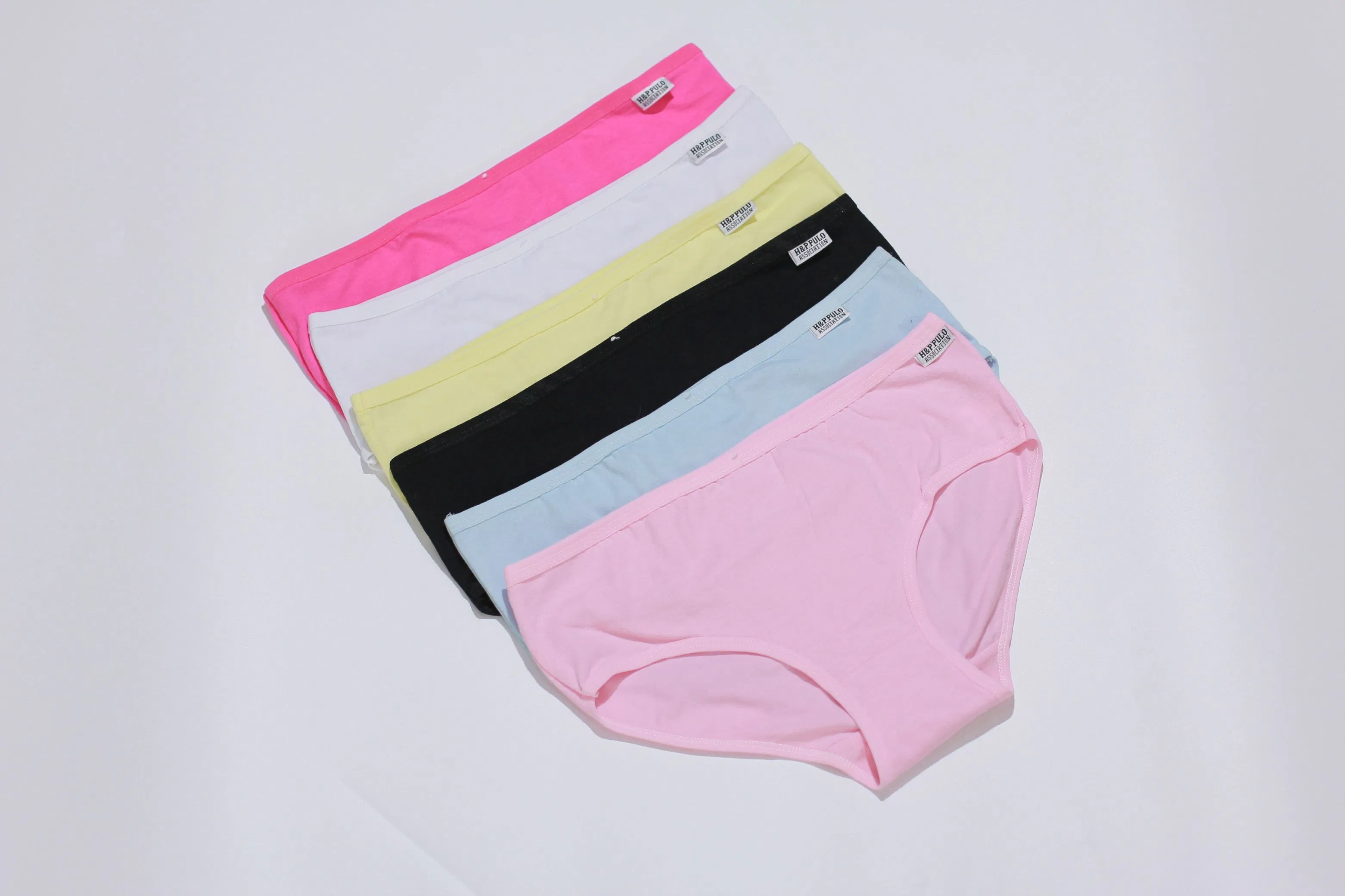 in-Stock Pure Cotton Women's Triangle Panties, Comfortable, Breathable, and Hip-Lifting