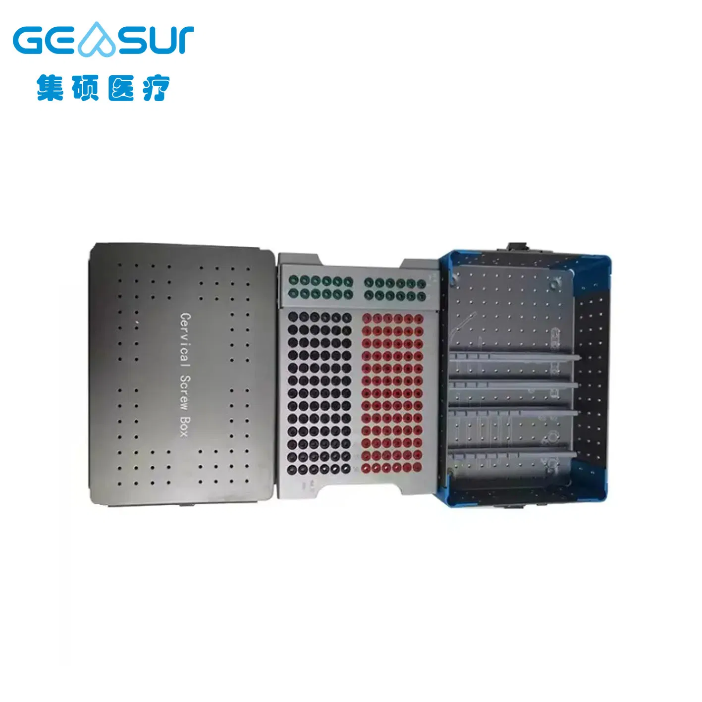 China Factory Orthopedic Surgical Instrument Posterior Cervical Screw Box