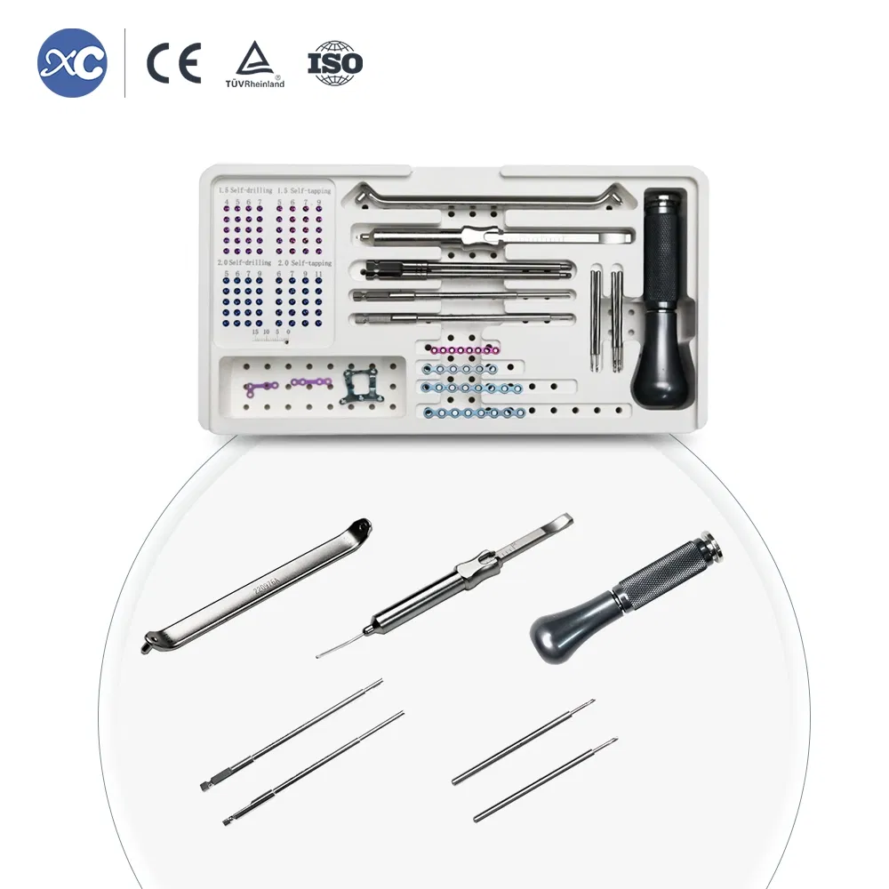 Orthopedic Surgical Maxillofacial Neurosurgery System Cranial Implant Titanium Mesh Plate