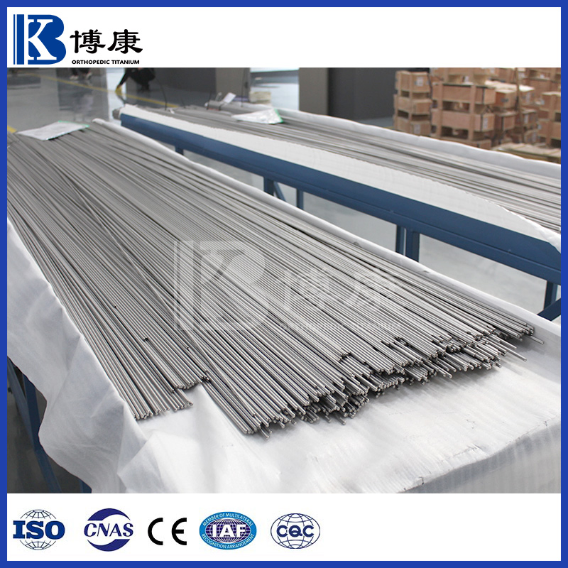 Medical Titanium Round Rod Gr5 Gr23 for Orthopedic Implants