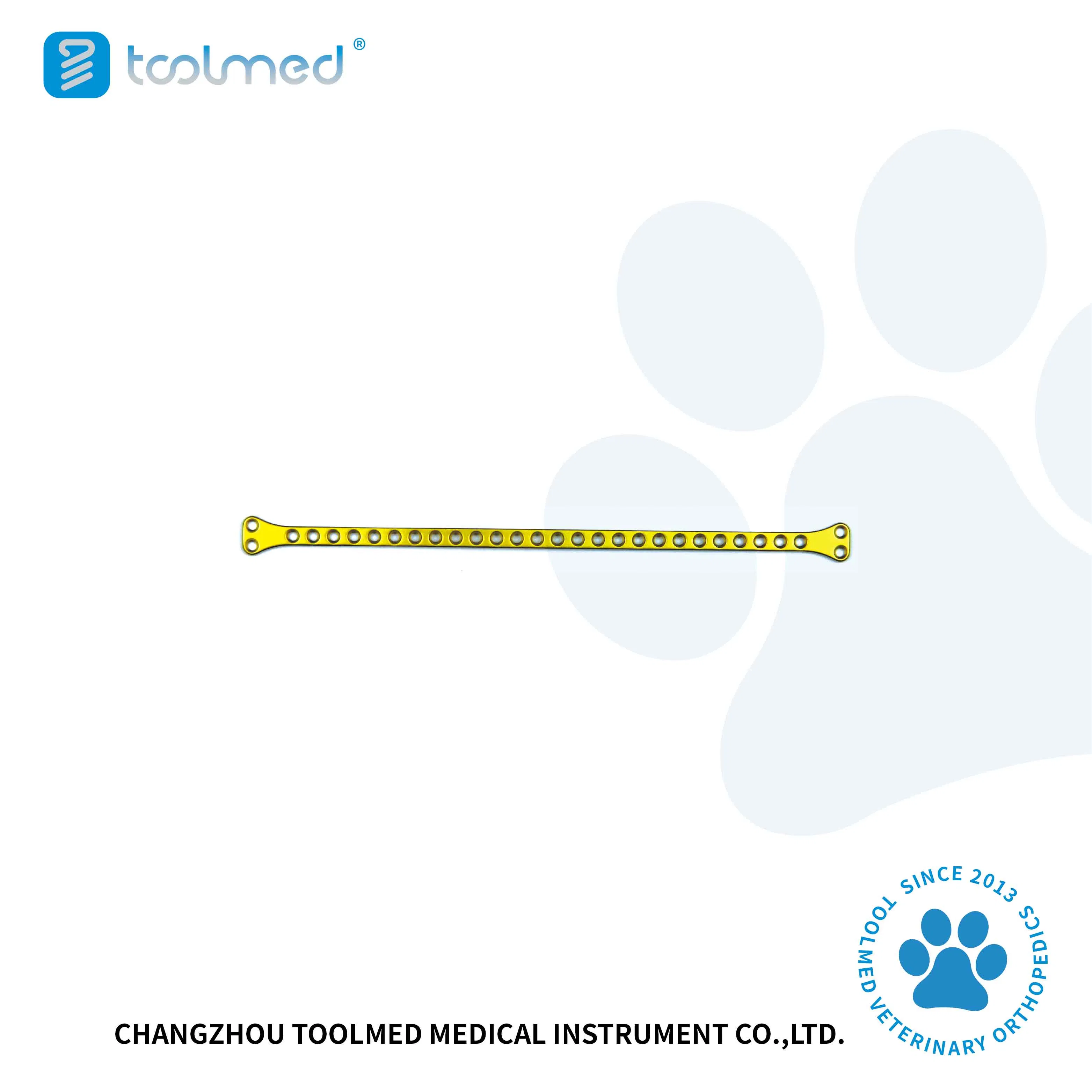 Toolmed Veterinary Orthopedic Surgery Pure Titanium Implant 1.5mm Double T Cuttable Plate