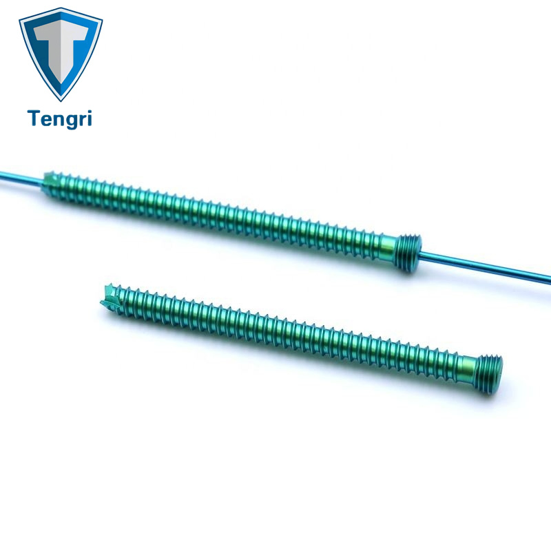 Stainless Steel Headless Cannulated Screws Orthopedic Implants Titanium Orthopedic Screw