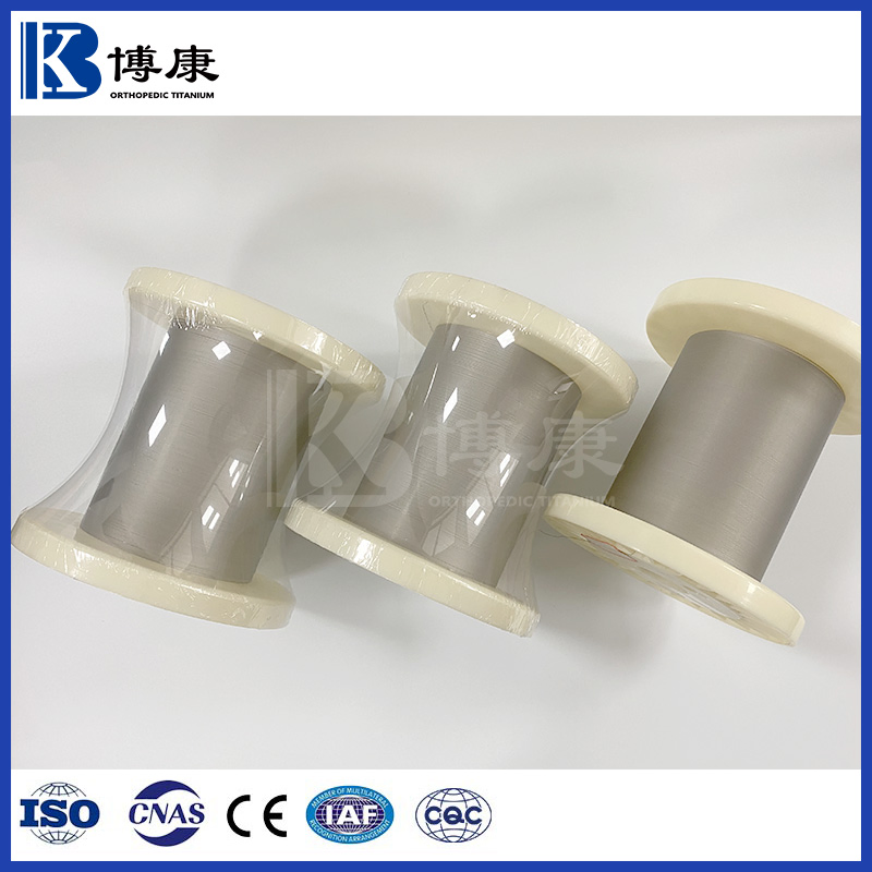 Medical Grade Pure Titanium Wire with Spools for Surgical &amp; Dental