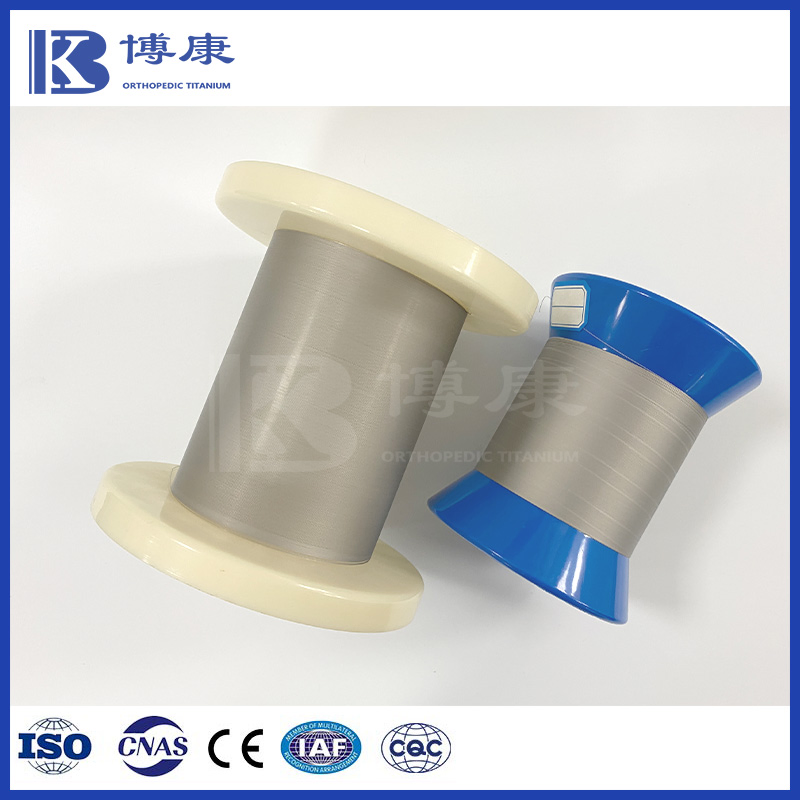 Implant Grade Pure Titanium Wire on Spools for Surgical Applications
