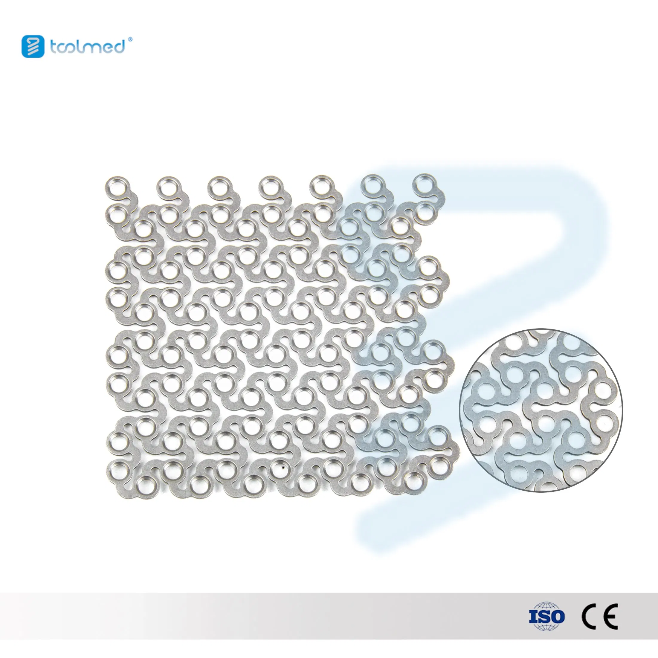 Grade Medical Titanium Mesh Implant Surgical Instruments for Maxillofacial Craniofacial Skull Surgery