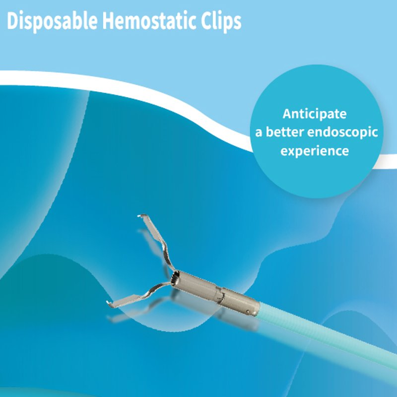 Medical ESD Device Disposable Surgical Hemostatic Clip/ Hemoclip for Gastrointestinal Endoscopy 16mm Opening Stable Rotating