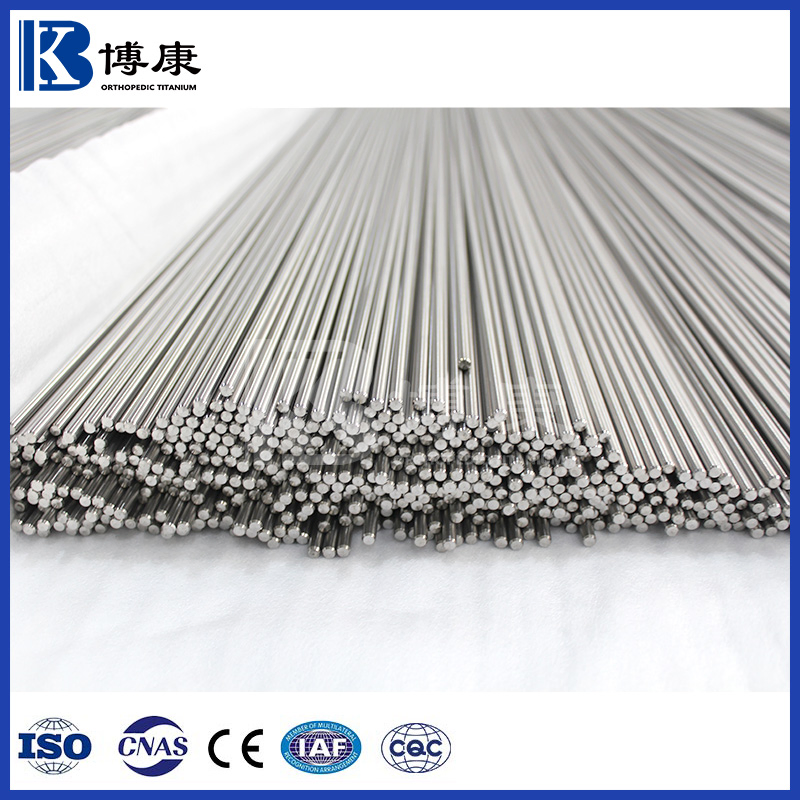 Medical Implant Grade Titanium Round Bar Surgical Orthopedic Titanium Material