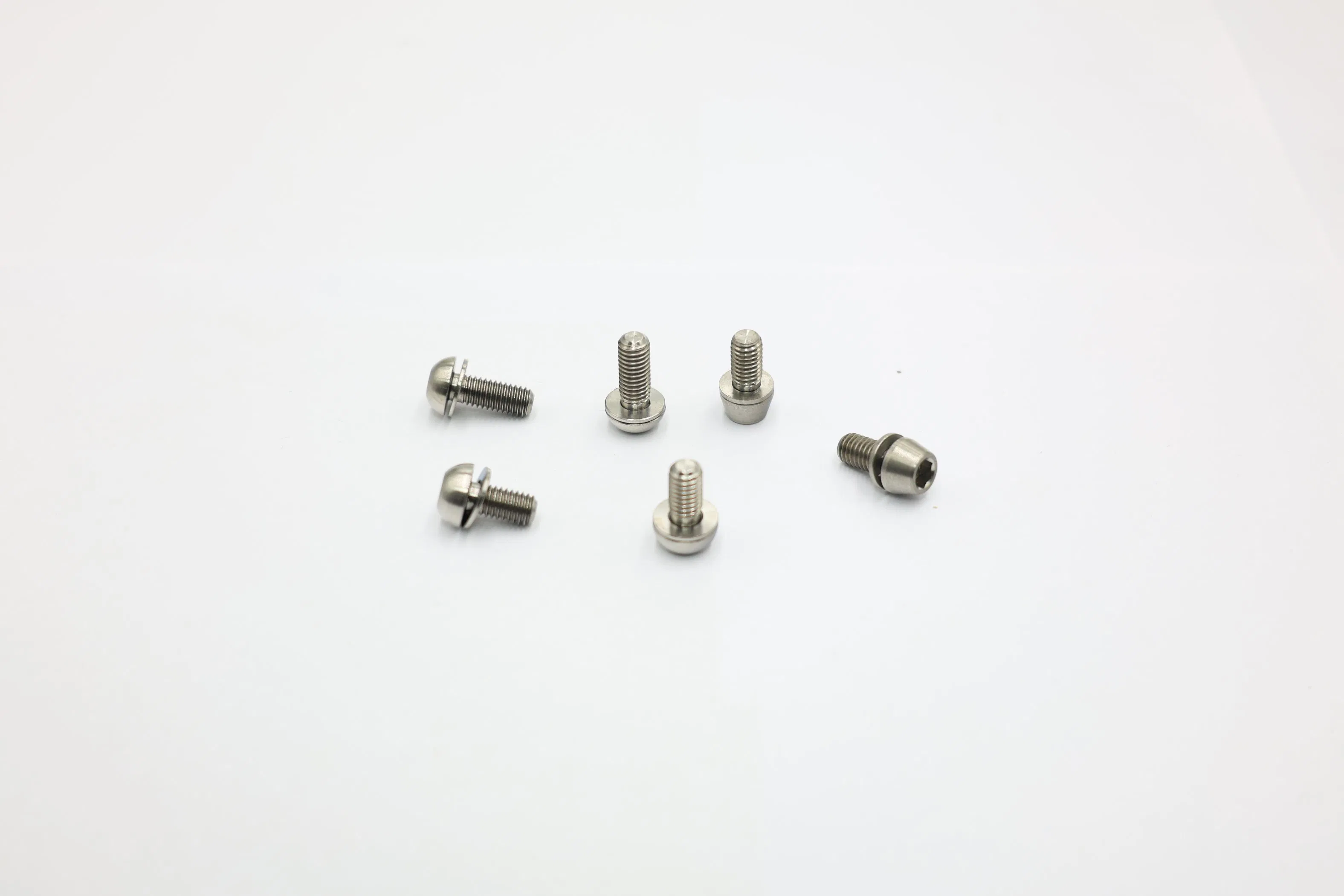 4/6 Flute/Ribe Cup Head Zirconium Screws for Medical and Marine Applications