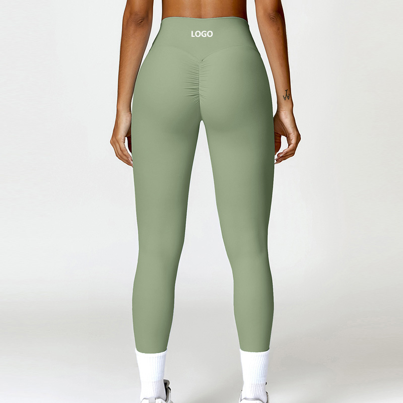 New Women Spring Quick Drying Brushed Yoga Leggings Tight Strength Hip Lifting High Waist Fitness Running Sports Leggings