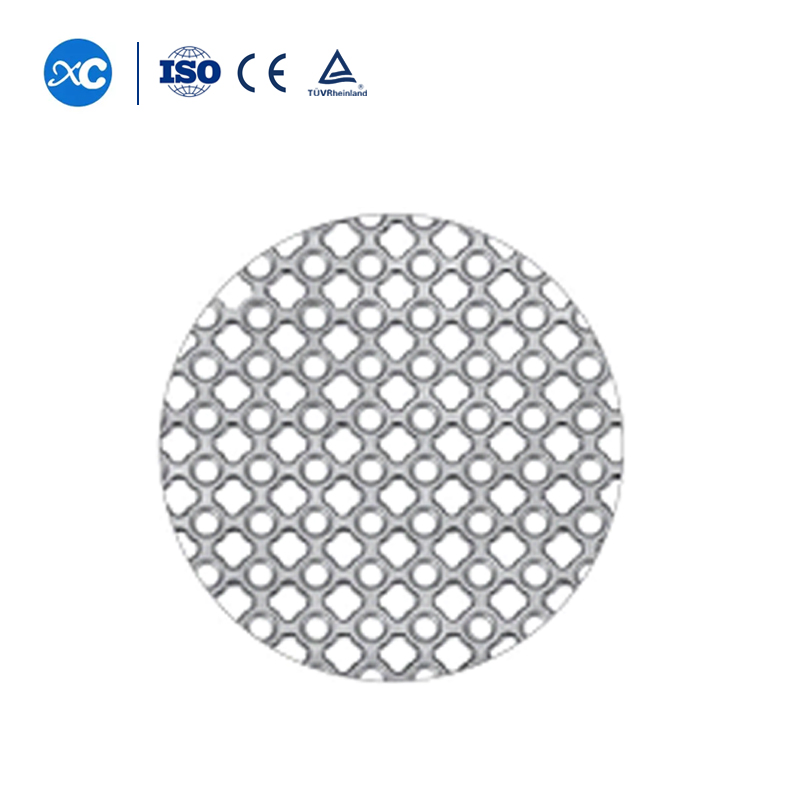 Maxillofacial Internal Fixation System Flat Round Hole Titanium Cranial Mesh for Neurosurgery