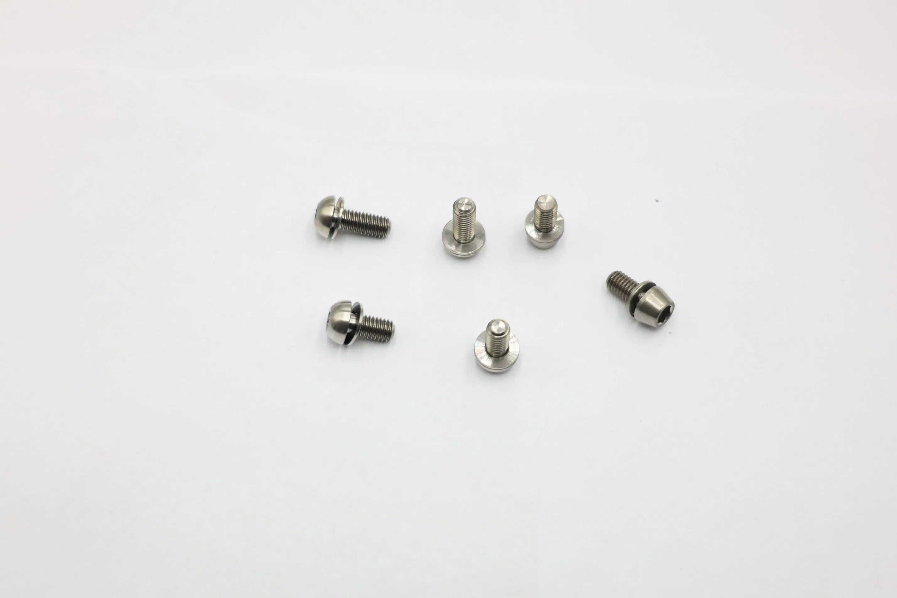 4/6 Flute/Ribe Cup Head Zirconium Screws for Medical and Marine Applications