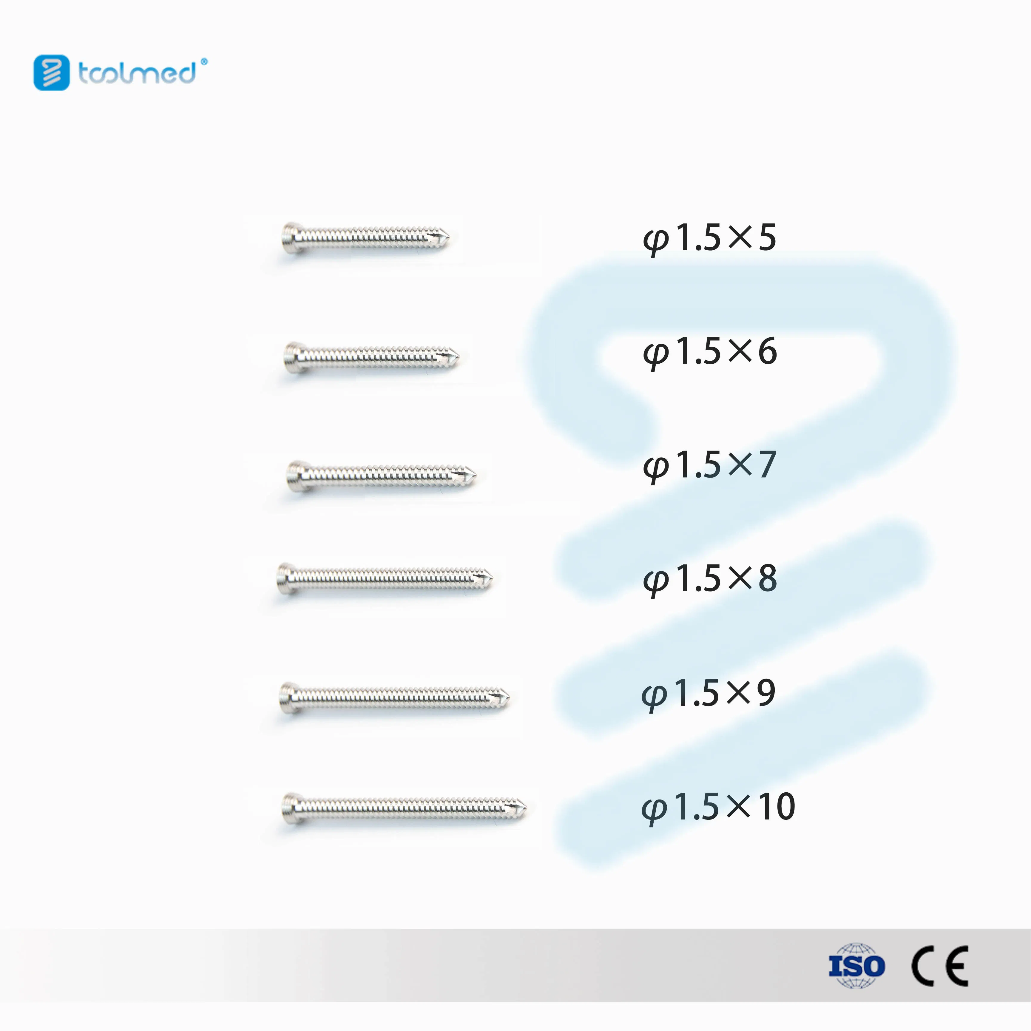 Durable Orthopedic Stainless Steel Locking Screws for Dog Veterinary Use for Pet Care