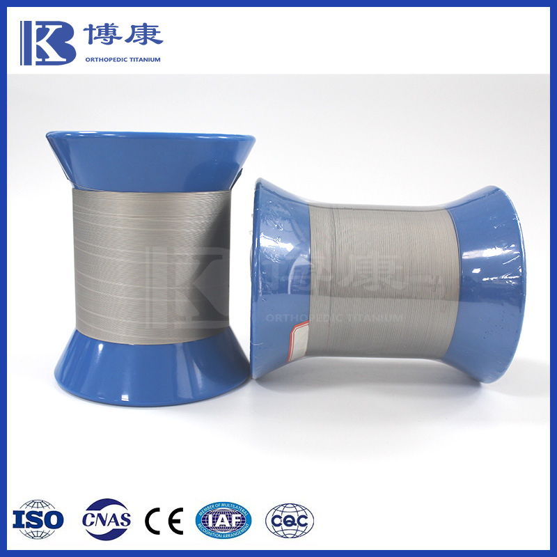 Implant Grade Pure Titanium Wire on Spools for Surgical Applications