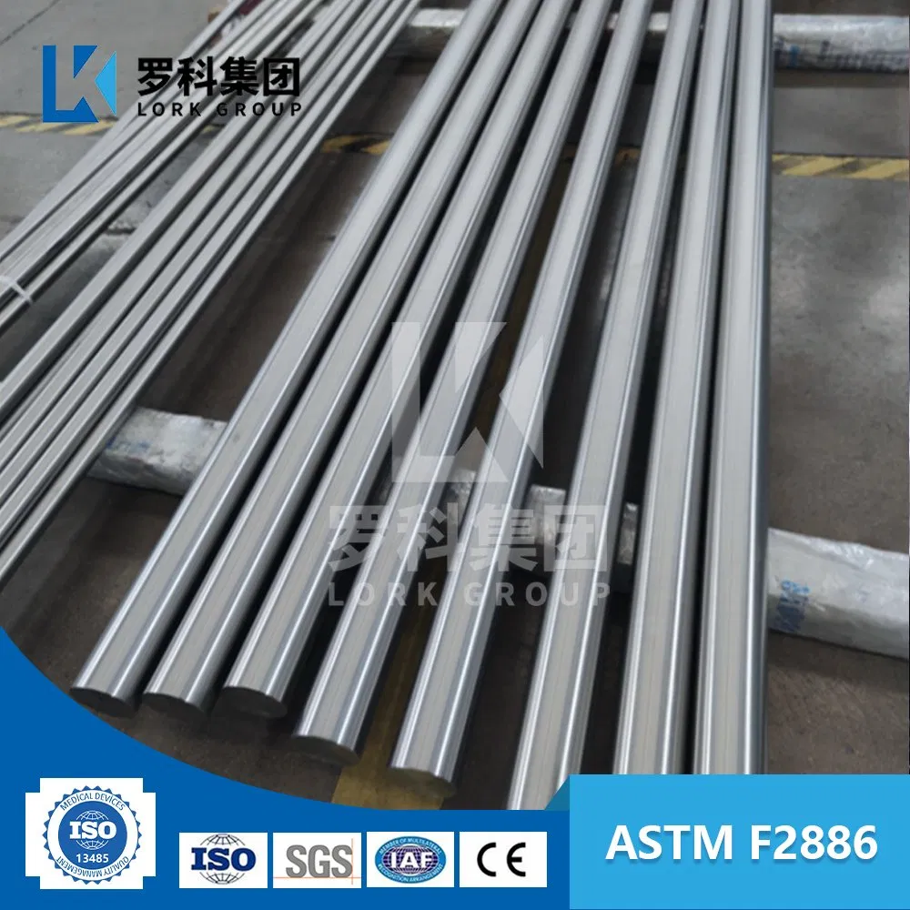 Lork ASTM F2886 Metal Injection Molded Cobalt-28 Chromium-6 Molybdenum Parts for Surgical Implants Medical Cocrmo Alloy Rod