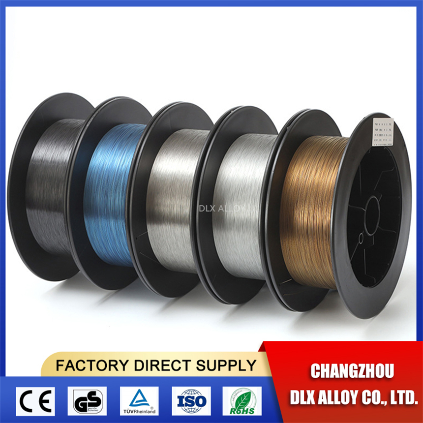 Nitinol Wire/ Elastic Nickel Titanium Shape Memory Alloy Inchworm Niti Fishing Coil Wire