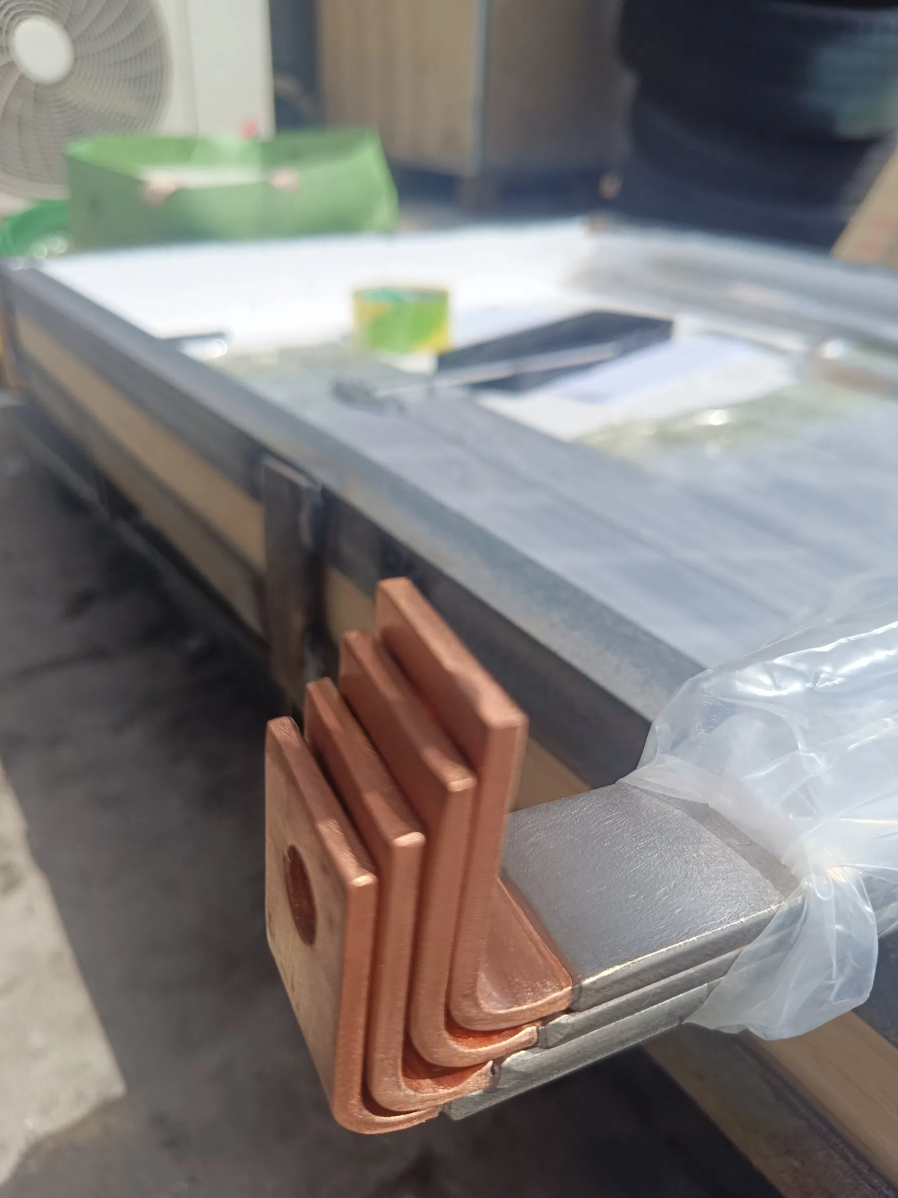 Titanium Copper Clad Bars/ Titanium Clad Copper Rod with Bent End