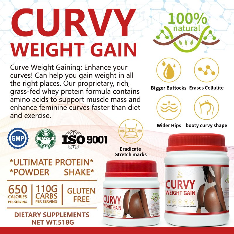 Curvy Weight Gain Powder Hip Butt Breast Enlargement Powder Drink