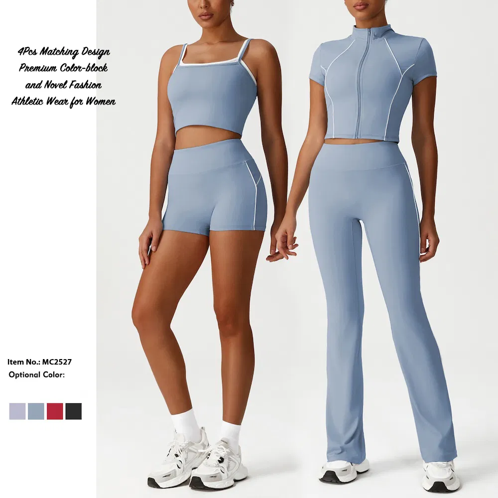 Color-block Yoga Set