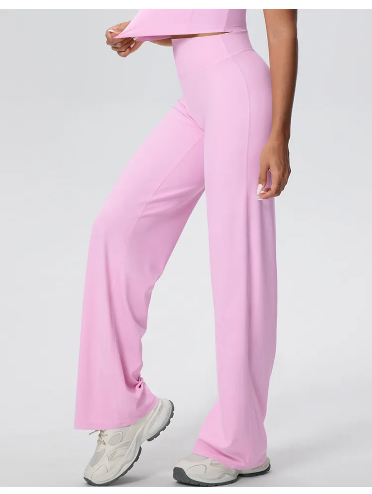 Tight-Fitting Wide-Leg