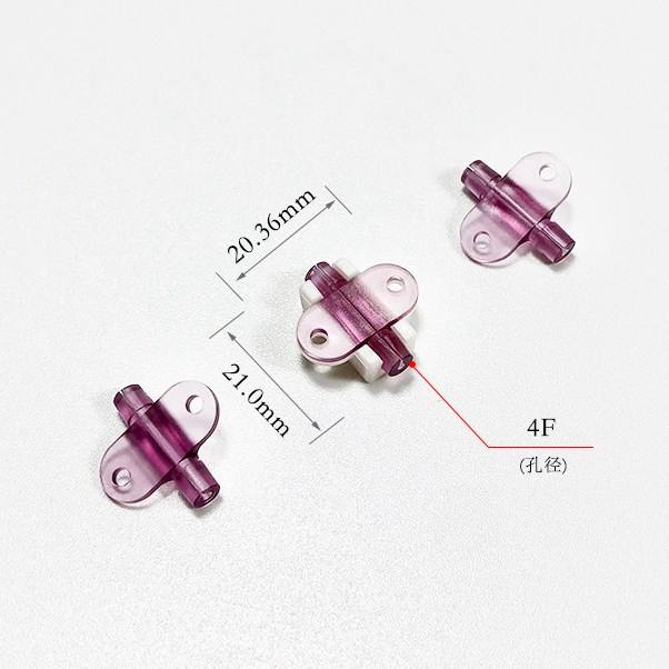 Medical 3fr 3f - 12fr 12f Catheter Butterfly Clip, 14f 16f 18f Adjustable Butterflies Fixing Clamps