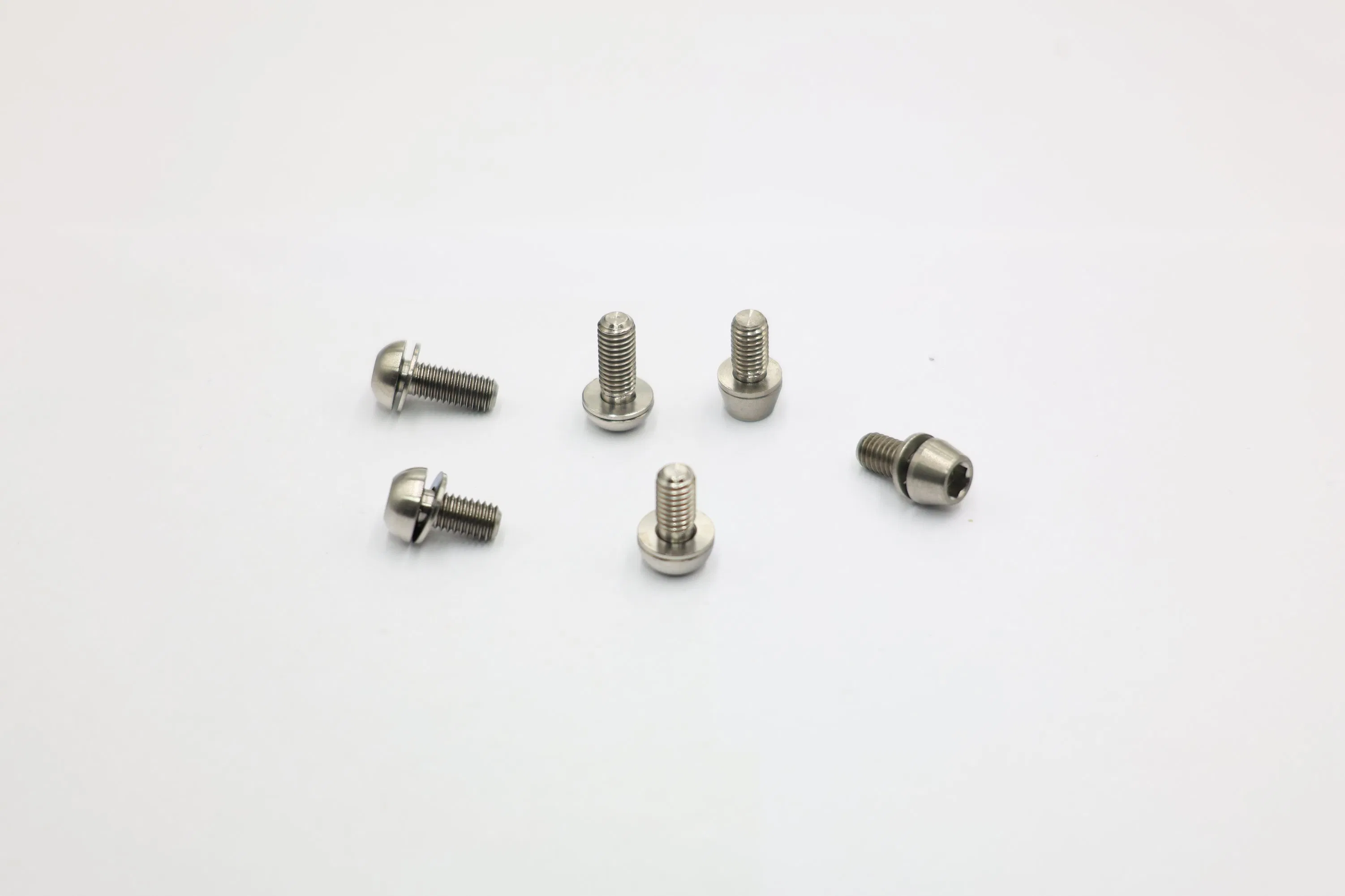 4/6 Flute/Ribe Cup Head Zirconium Screws for Medical and Marine Applications