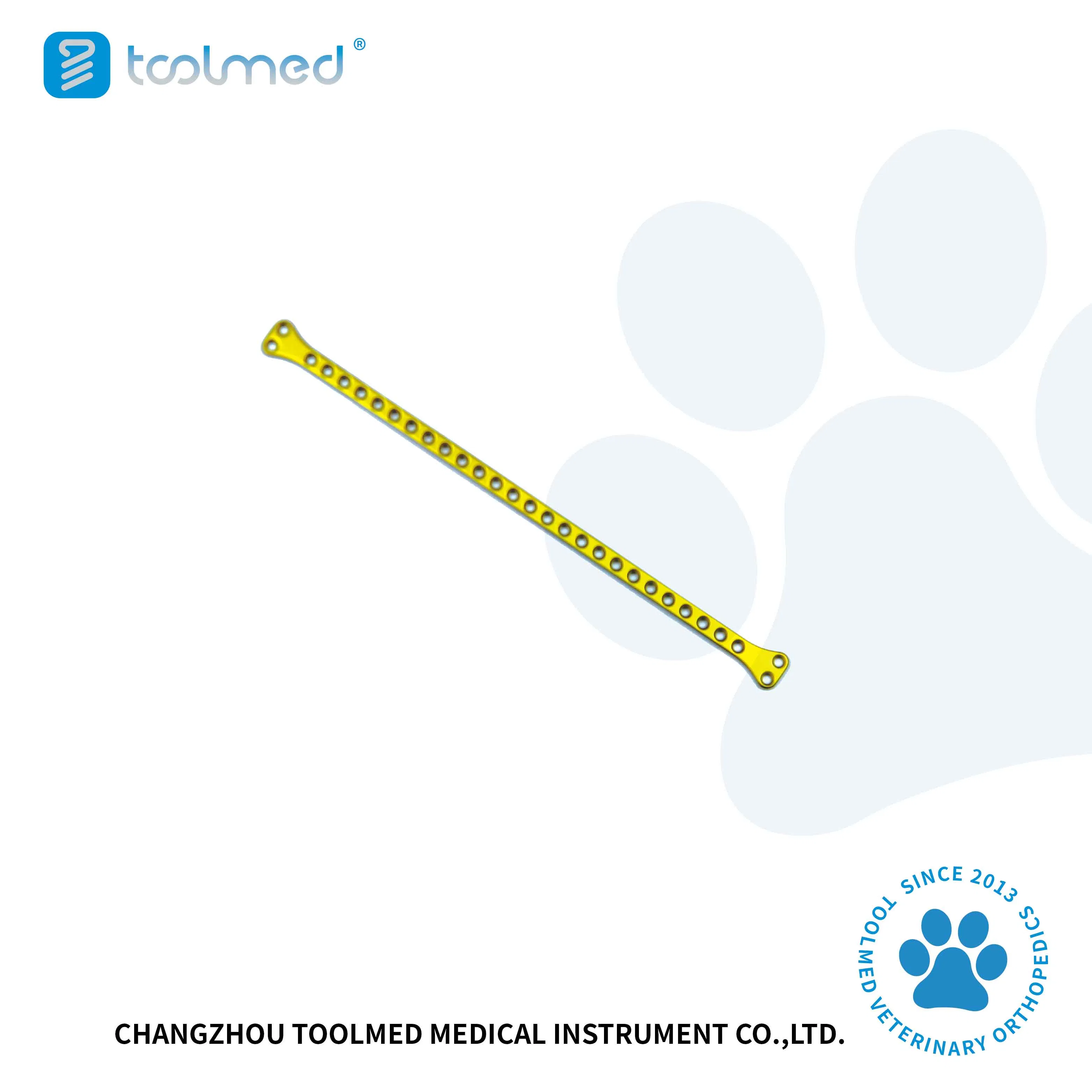Toolmed Veterinary Orthopedic Surgery Pure Titanium Implant 1.5mm Double T Cuttable Plate