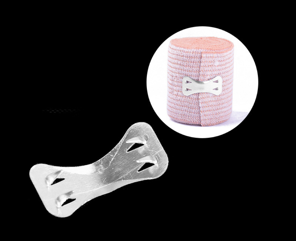Manufacturered Aluminum Crepe Bandage Clips Elastic Bange Clips