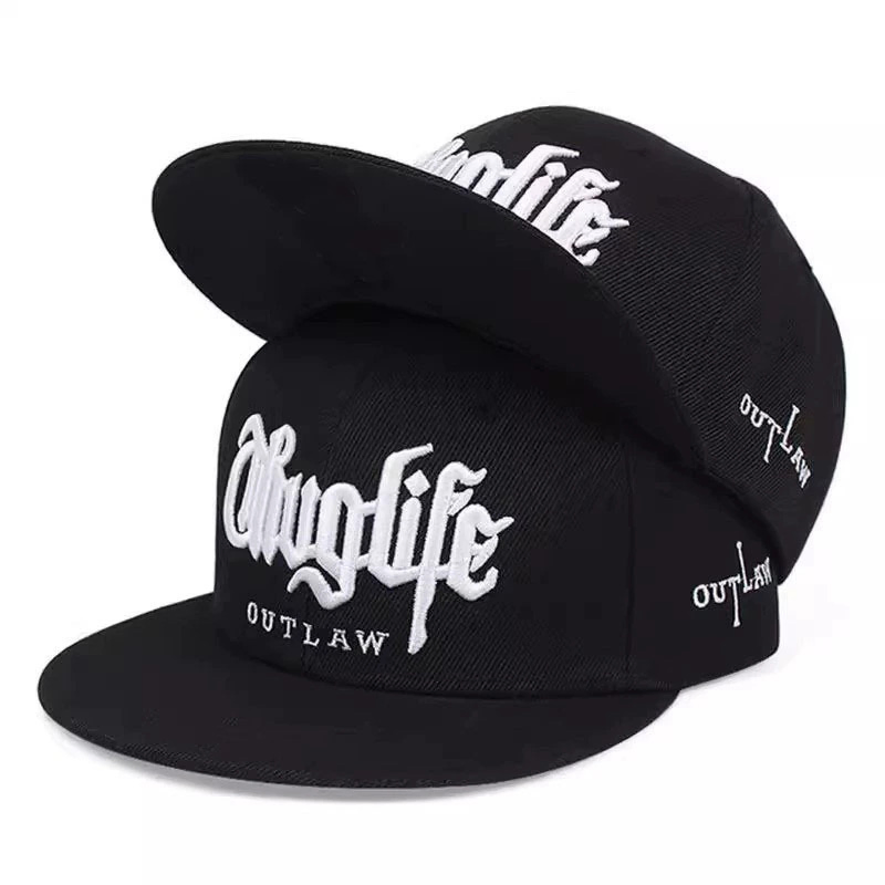 Custom High Quality Embroidery Snapback Cap Leisure Fashion New Hip Hop Flat Brim Hat