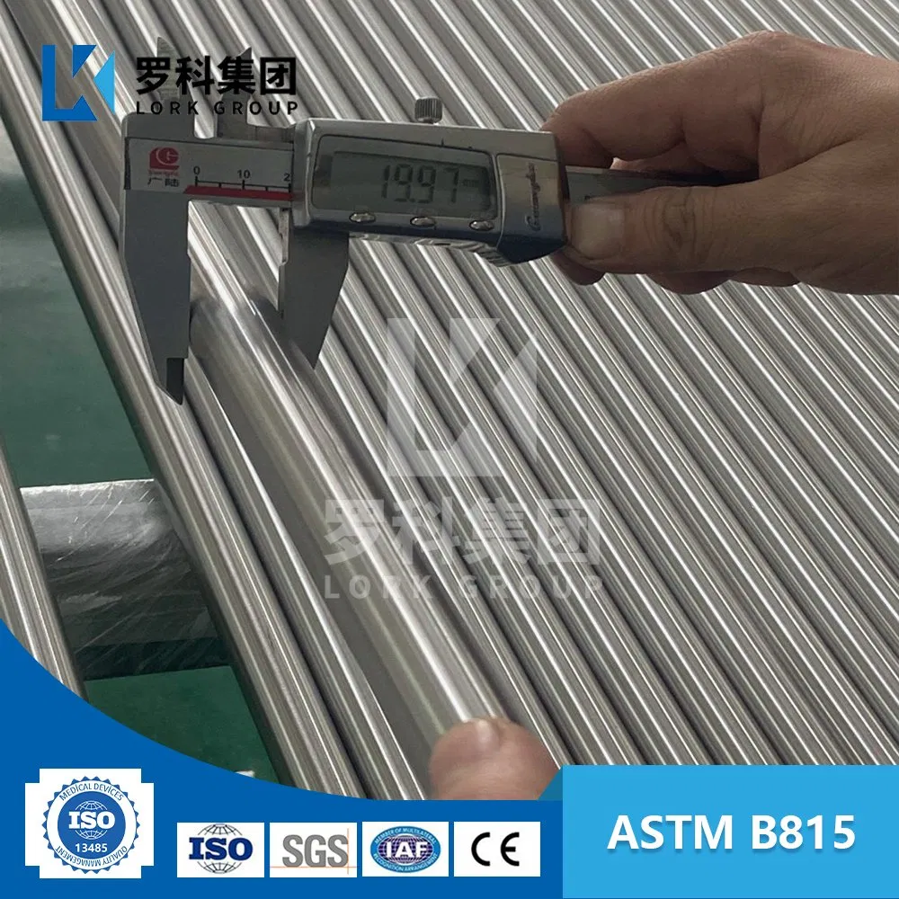 Lork Custom ASTM B815 Cobalt-Chromium-Nickel-Molybdenum-Tungsten Alloy (UNS R31233) Rod for Medical Material Ultimet 720 Alloy Bar