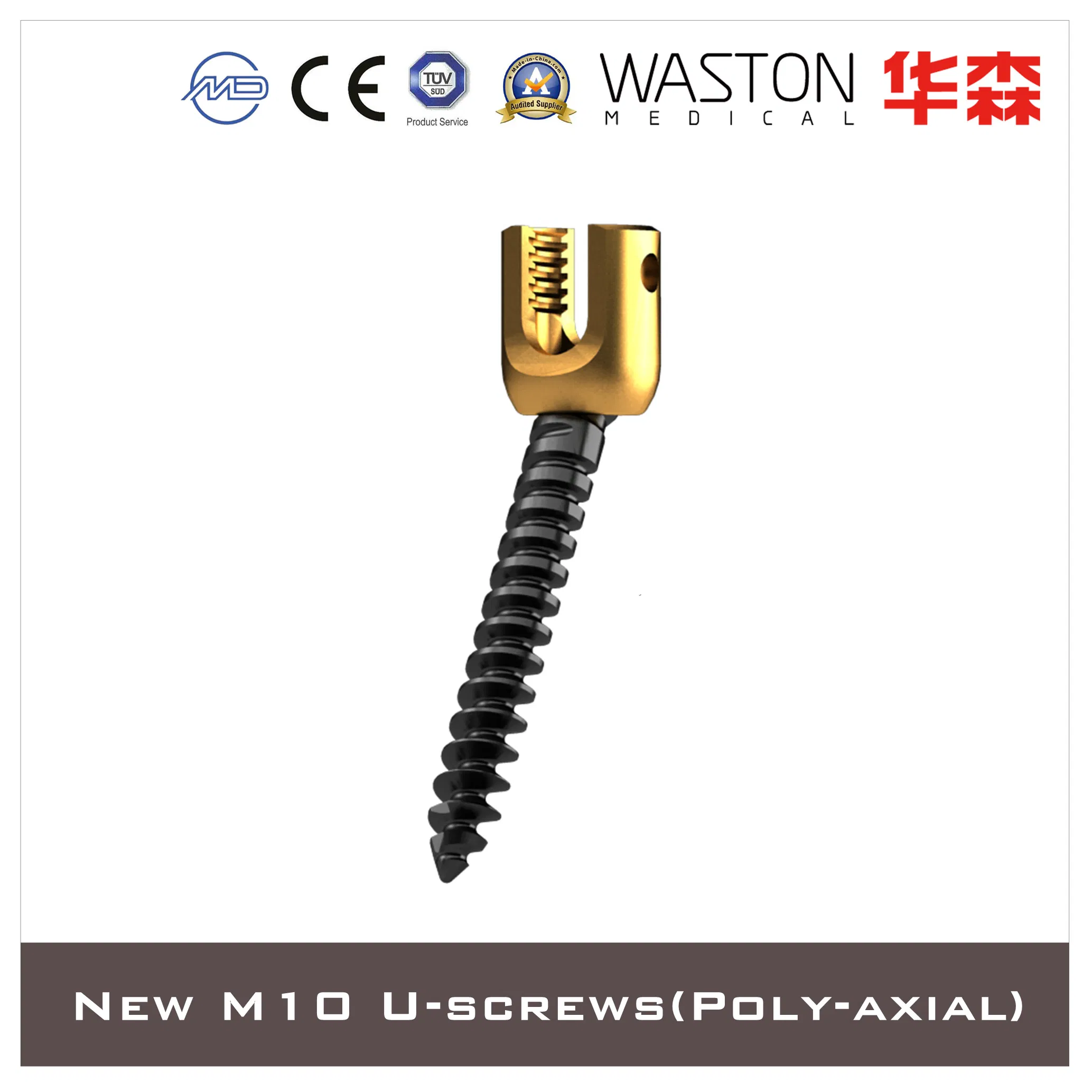 High-Standard Spine Internal Fixation System, Orthopedic Ployaxial Pedicle Screws