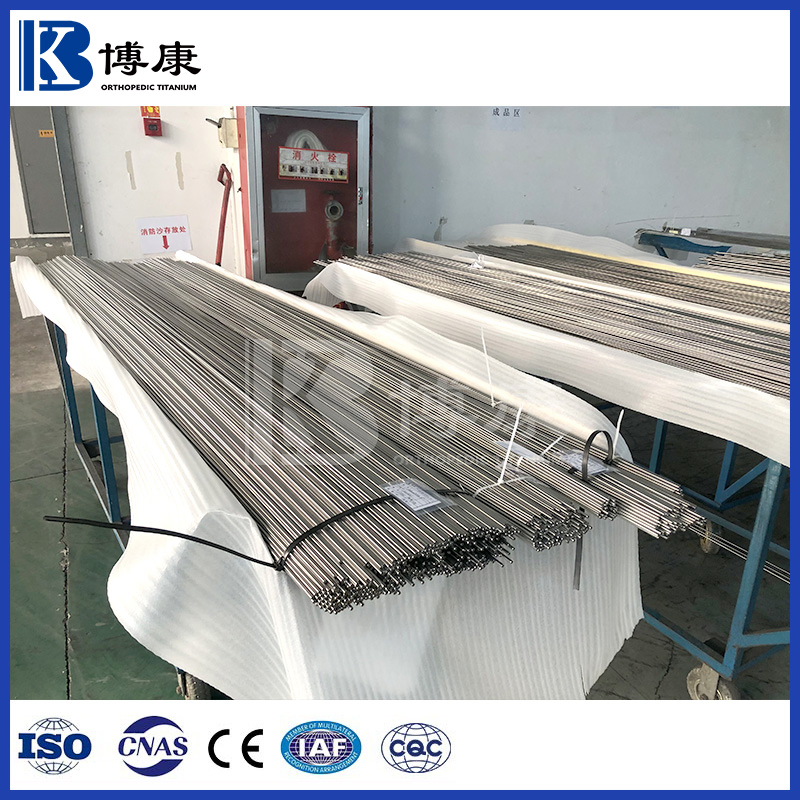 Medical Grade Pure Titanium Rod ASTM F67 for Surgical Implants