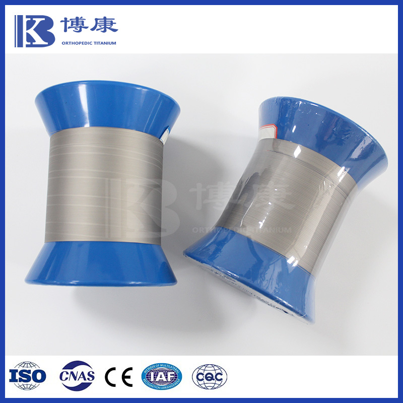 Implant Grade Pure Titanium Wire on Spools for Surgical Applications