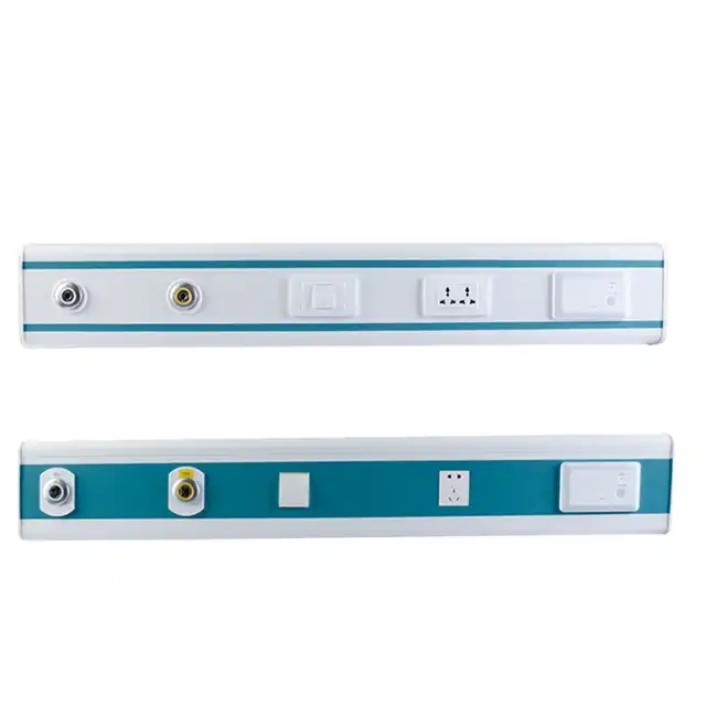 Aluminum Alloy Modular Medical Gas Supply Horizontal Bed Head Unit