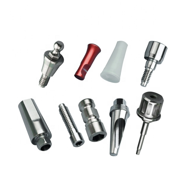 Dental Implant Titanium Straight Abutment 9mm Regular Platform for Implant 2.42 Hex