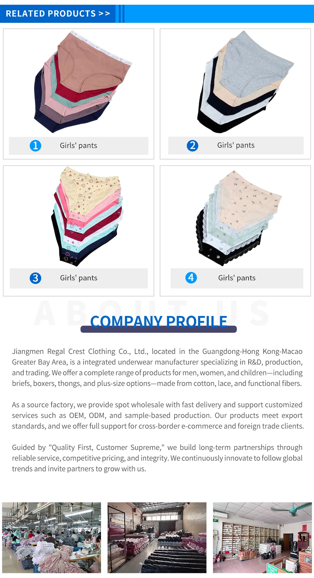 Size Chart and Details