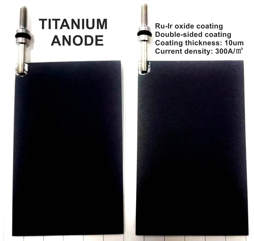 High-Quality Titanium Plates with Ru-IR Coating, Dsa for Salt Chlorination