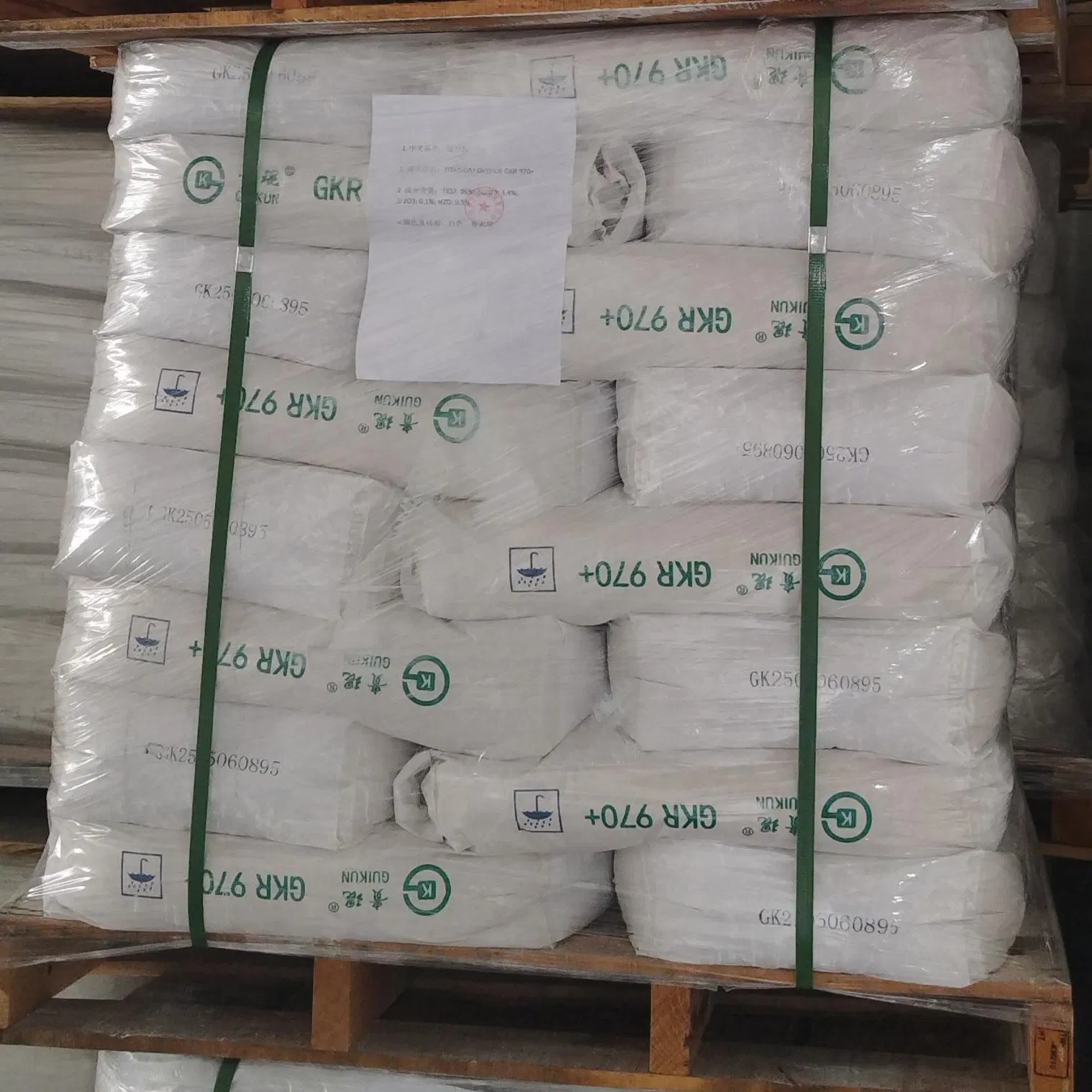 Gkr970+ Durable Weather-Resistant Exterior Plastic TiO2 Rutile Titanium Dioxide