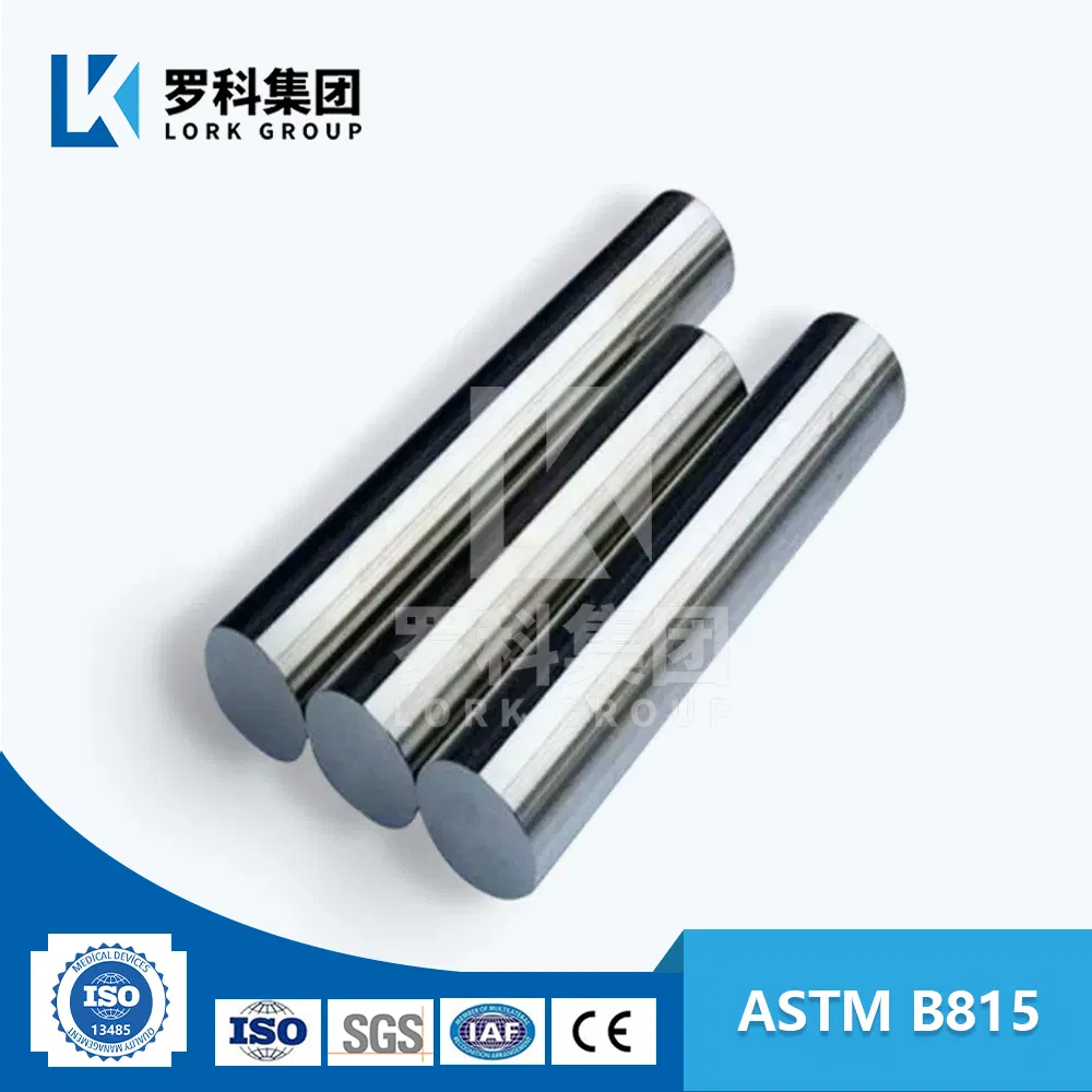 Lork Custom ASTM B815 Cobalt-Chromium-Nickel-Molybdenum-Tungsten Alloy (UNS R31233) Rod for Medical Material Ultimet 720 Alloy Bar
