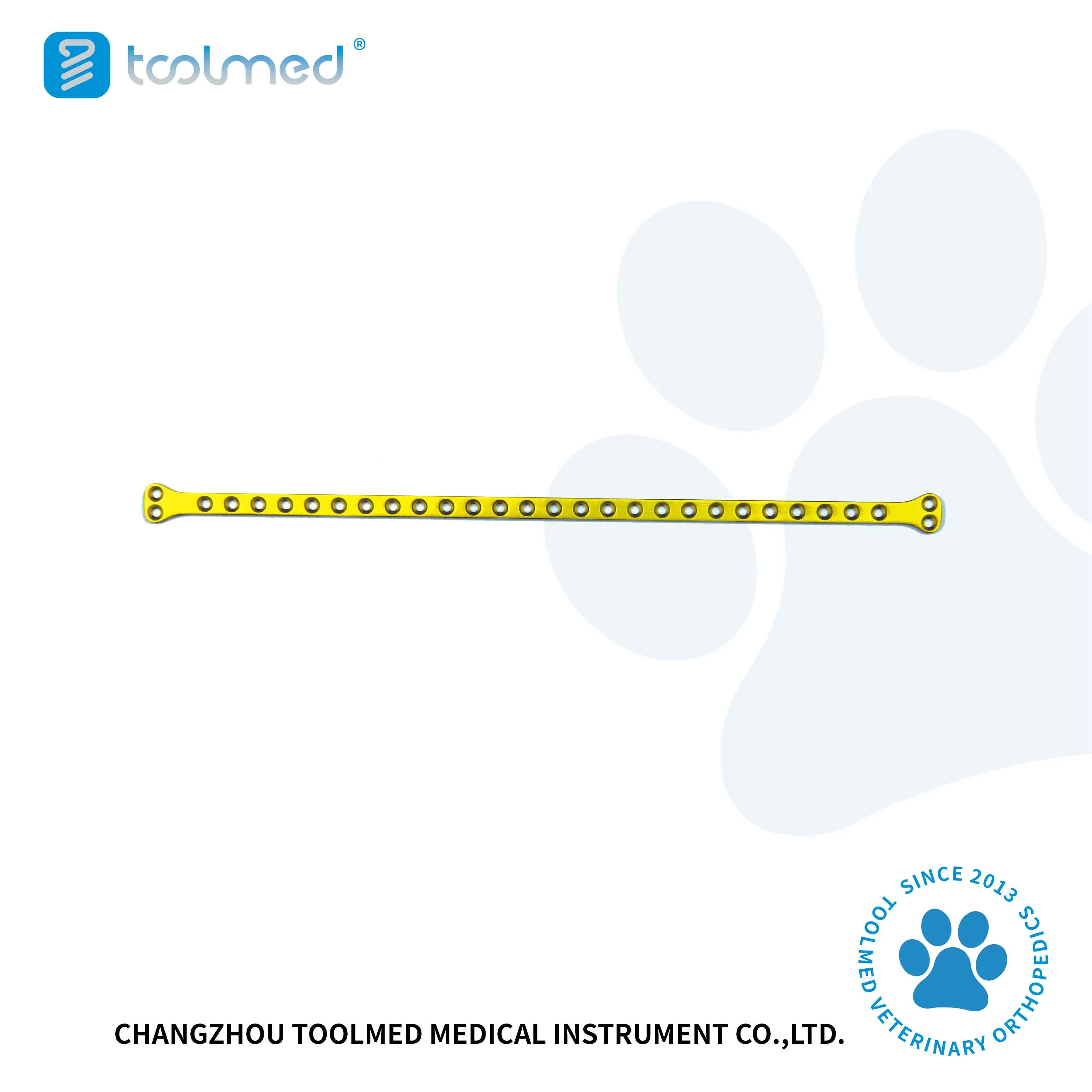 Toolmed Veterinary Orthopedic Surgery Pure Titanium Implant 1.5mm Double T Cuttable Plate