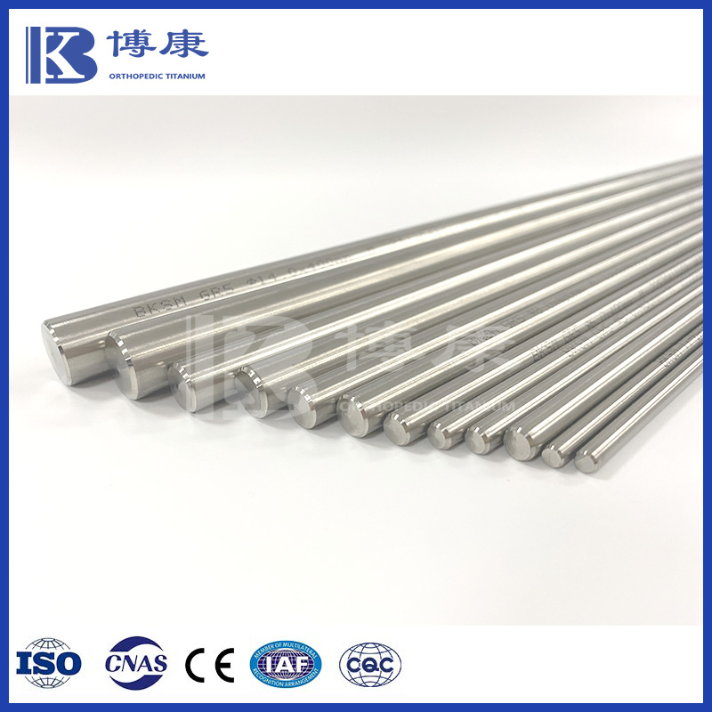 Surgical Titanium Alloy Round Bars Medical Implant Grade Orthopedic Dental Titanium