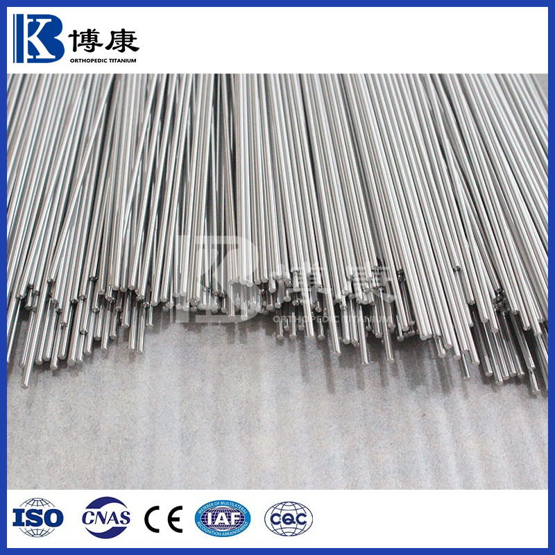 Medical Titanium Round Rod Gr5 Gr23 for Orthopedic Implants