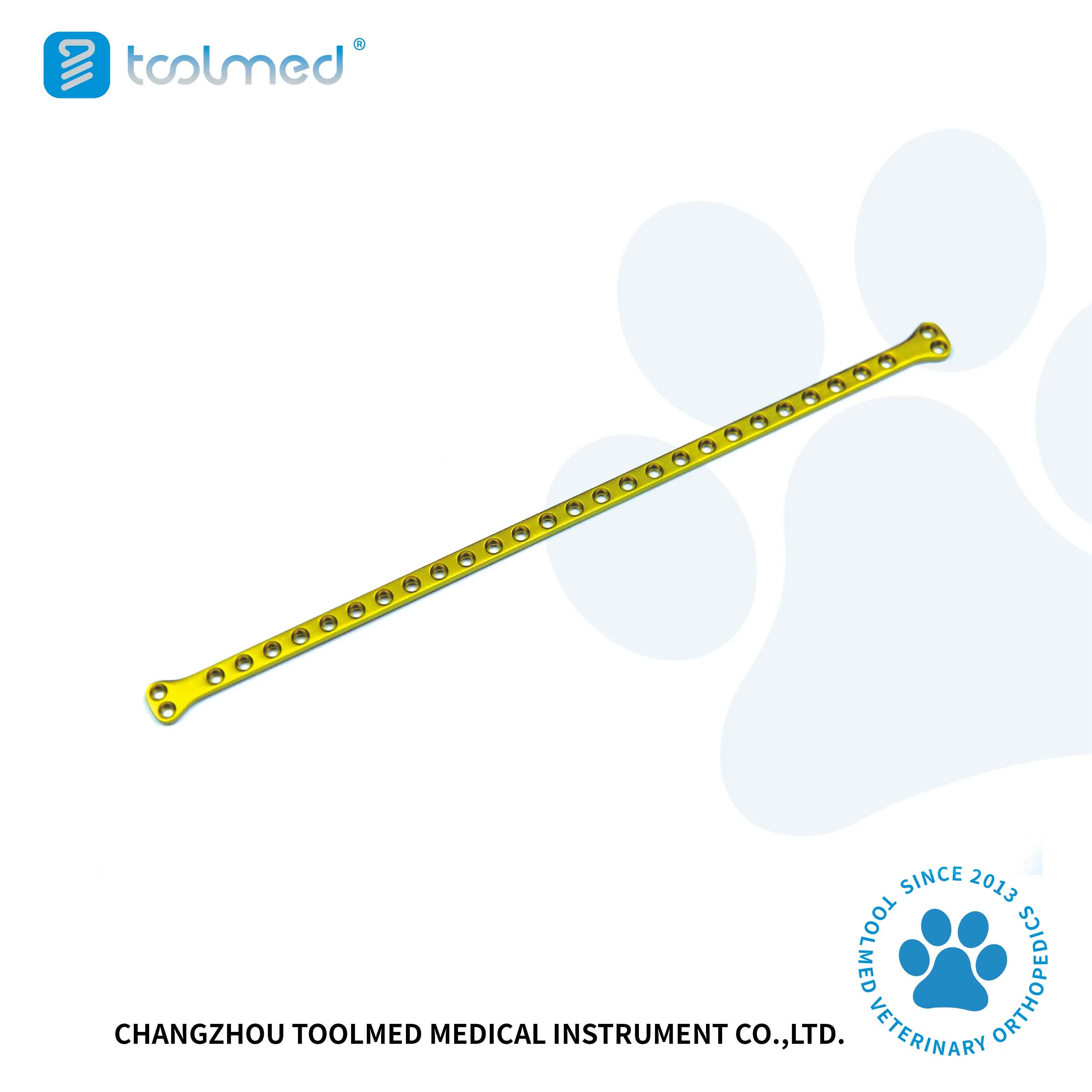 Toolmed Veterinary Orthopedic Surgery Pure Titanium Implant 1.5mm Double T Cuttable Plate
