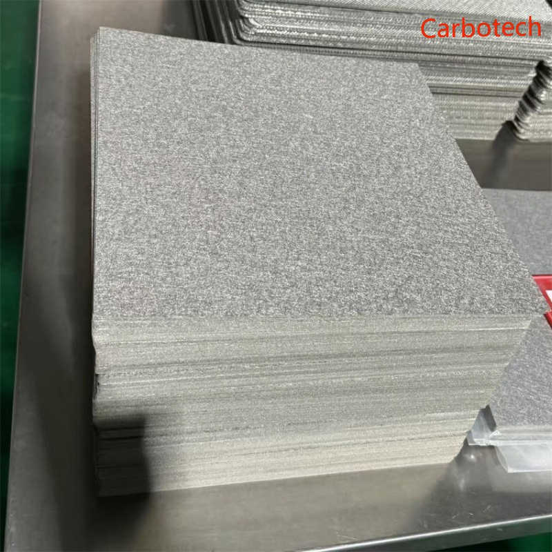 0.2-3.5mm Thickness Titanium Fiber Fabric Flow Battery Titanium Fiber Sintered