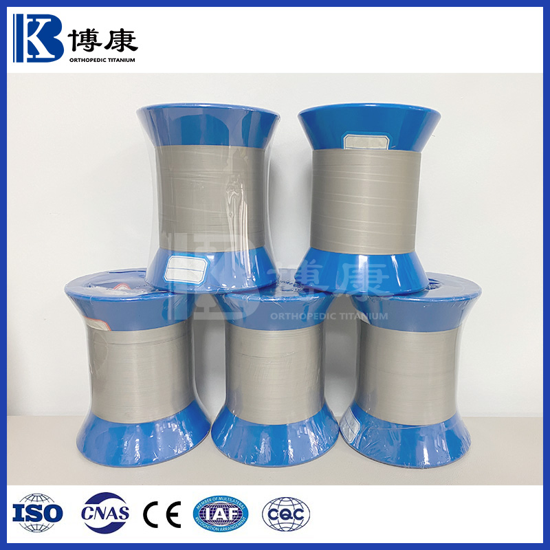 Medical Grade Pure Titanium Wire with Spools for Surgical &amp; Dental