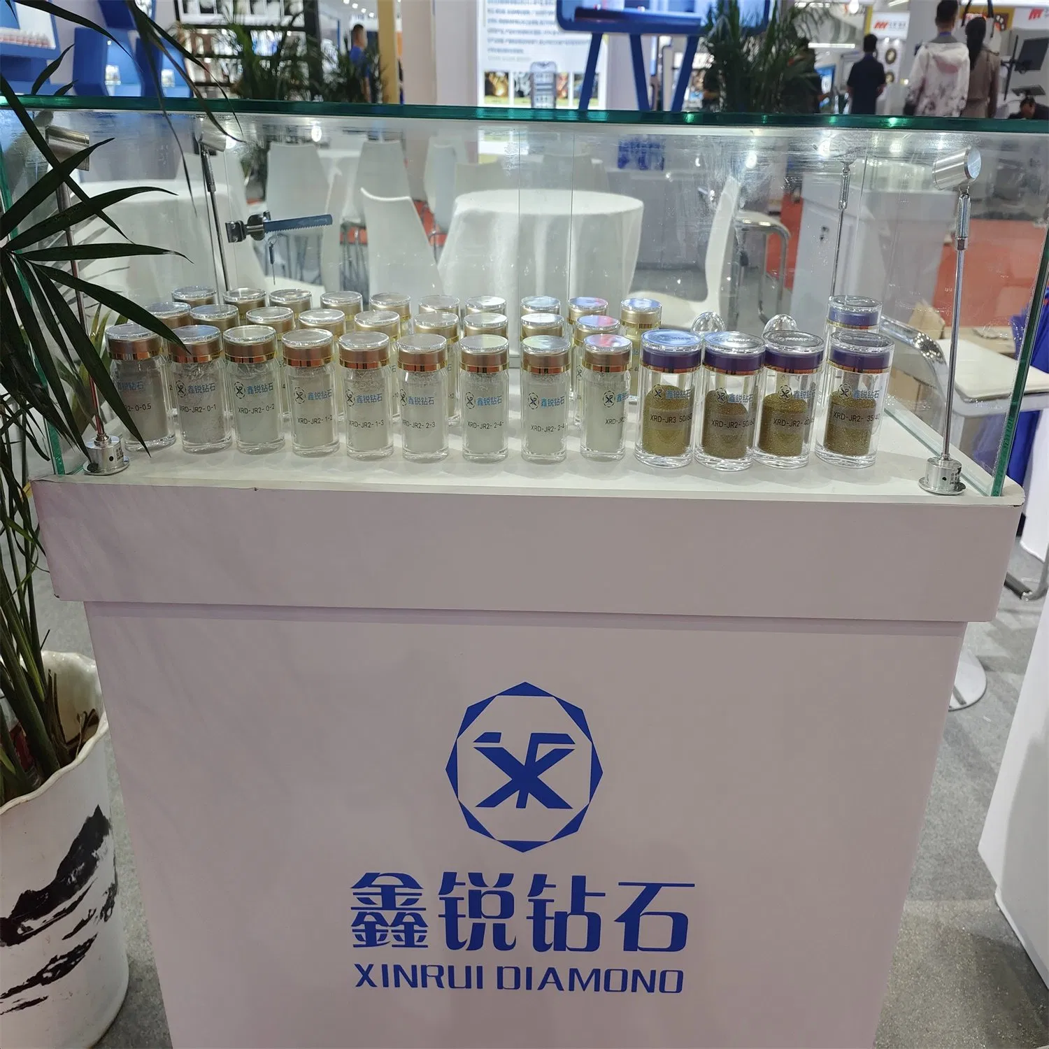 Xu Titanium Coated Synthetic Industrial Diamond Powder Nickle Coated Diamond Powder